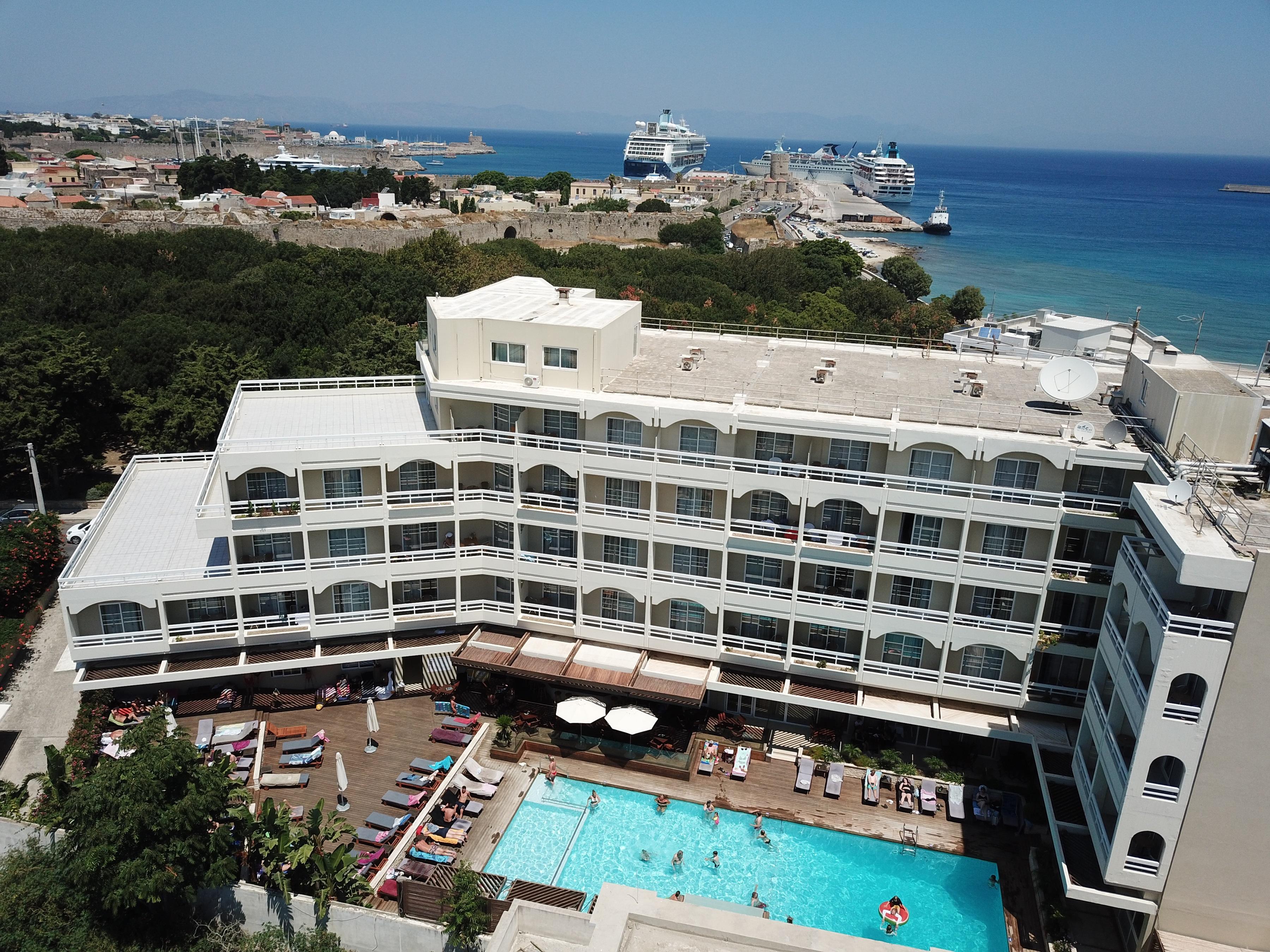 Athineon Hotel Rhodes City Екстериор снимка